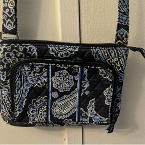 Vera Bradley Deep NightPaisley Crossbody/Shoulder Bag.